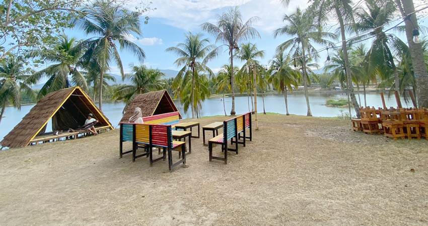 Lahan kosong di lokasi objek wisata Danau Perintis, dijadikan tempat wisata baru yang diberi nama Wisata Tanjung Perintis.
